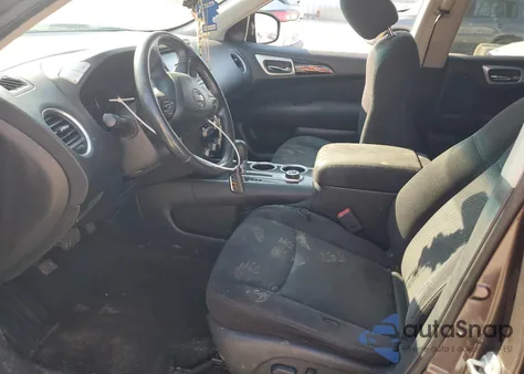 2015 Nissan Pathfinder S z USA, uszkodzony, nr VIN 5N1AR2MM0FC658083